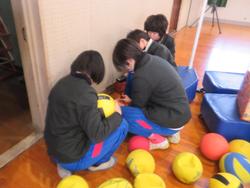 愛校作業の様子