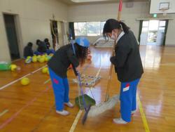 愛校作業の様子
