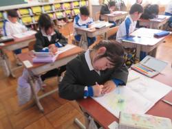 1年生国語の授業
