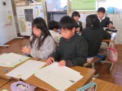 2年生国語の授業