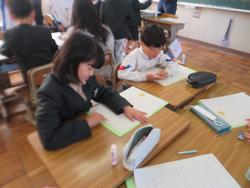 2年生国語の授業