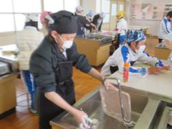 5年生家庭科の授業