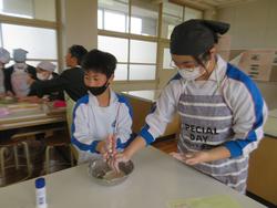 5年生家庭科の授業