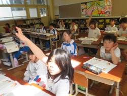 1年生国語の授業