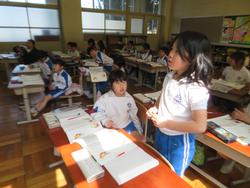 1年生国語の授業
