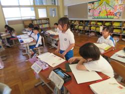 1年生国語の授業