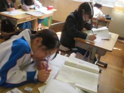 3年生国語の授業