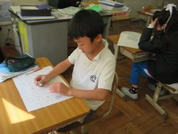 3年生国語の授業