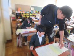 1年生国語の授業