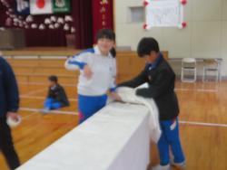 卒業式の準備