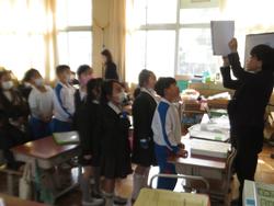 修了式後の学級活動