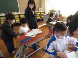 修了式後の学級活動