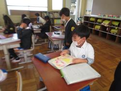 修了式後の学級活動