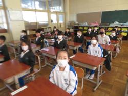 修了式後の学級活動