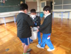 修了式後の学級活動