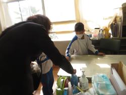 修了式後の学級活動