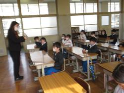 修了式後の学級活動
