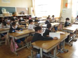 修了式後の学級活動