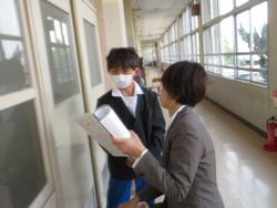 修了式後の学級活動