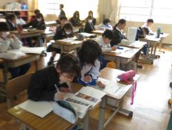 修了式後の学級活動