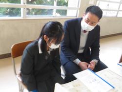 修了式後の学級活動