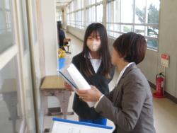 修了式後の学級活動
