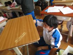 修了式後の学級活動