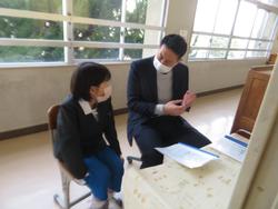 修了式後の学級活動