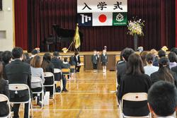 入学式の様子