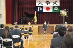 入学式の様子