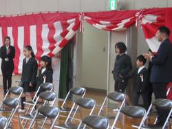 入学式の様子