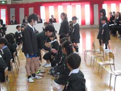 入学式の様子