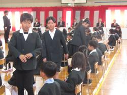 入学式の様子