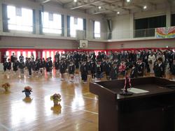 入学式の様子