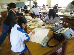 6年生図工の授業