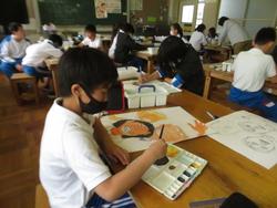 6年生図工の授業