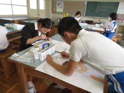 6年生図工の授業