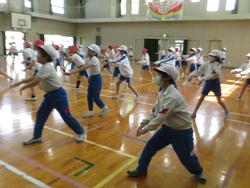 3・4年生運動会の練習