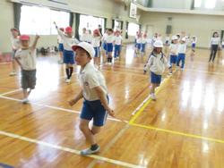 1・2年生運動会の練習