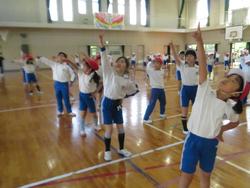 1・2年生運動会の練習