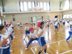 1・2年生運動会の練習