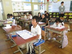 1年生国語の授業