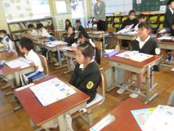1年生国語の授業