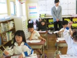 1年生国語の授業