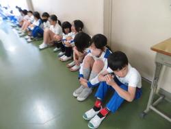 歯科検診の様子