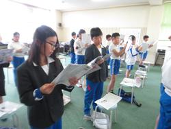 6年生音楽の授業