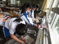 4年生図工の授業