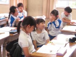 2年生国語の授業