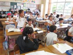 2年生国語の授業