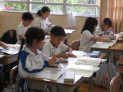 2年生国語の授業